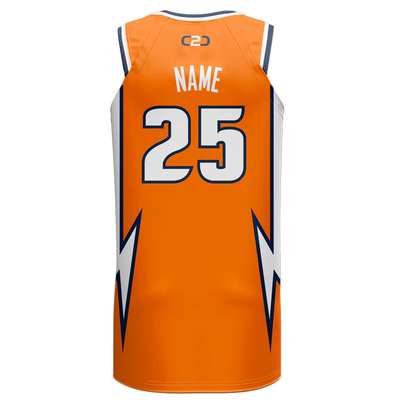 Custom Bolt Slimfit Hp Split Basketball Singlet - Image 3