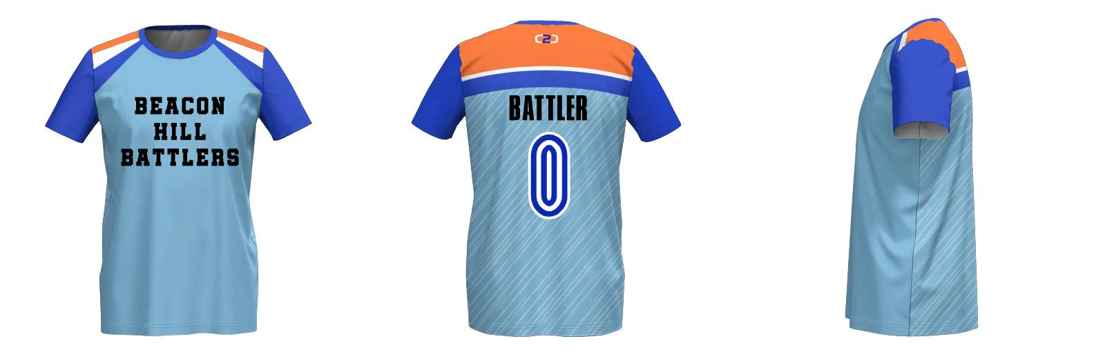 Ice Ray Core Soccer Jersey Crew Neck Design Your Own Custom