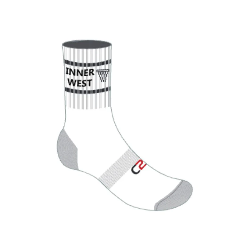 Inner West Netball Crew Socks - Image 2