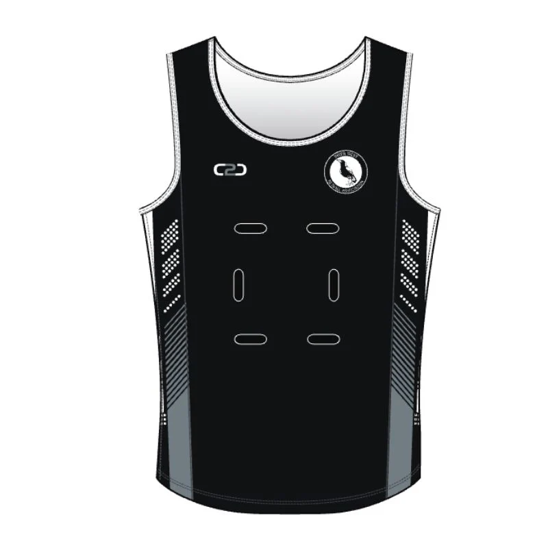 Inner West Touch Singlet with Velcro