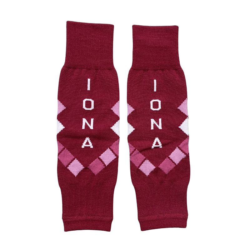 Iona Football Footless Socks