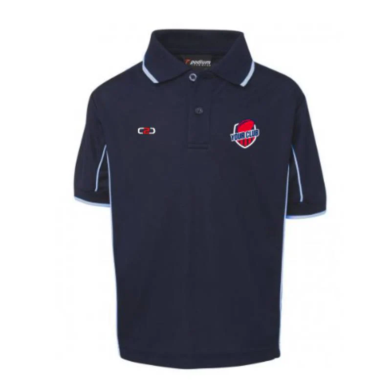 Short Sleeve Piping Polo Kids