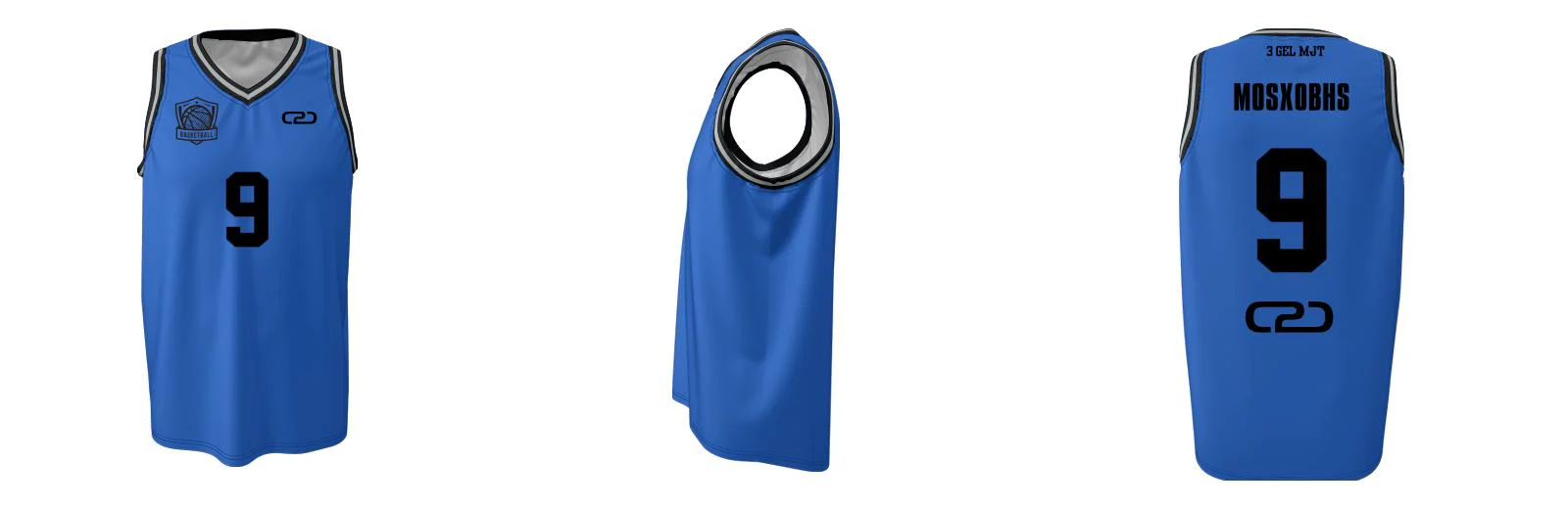 Kodiak Core V-Neck Basketball Singlet Design Your Own Custom
