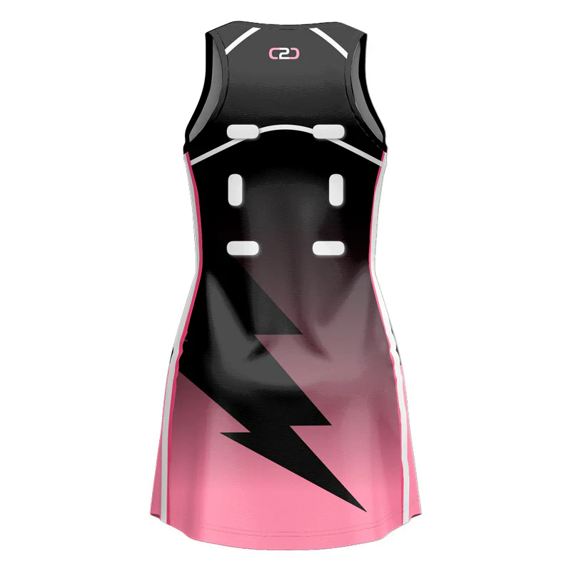 Struck Core Fusion Netball Dress V Neck Custom Design Your Own - Image 3