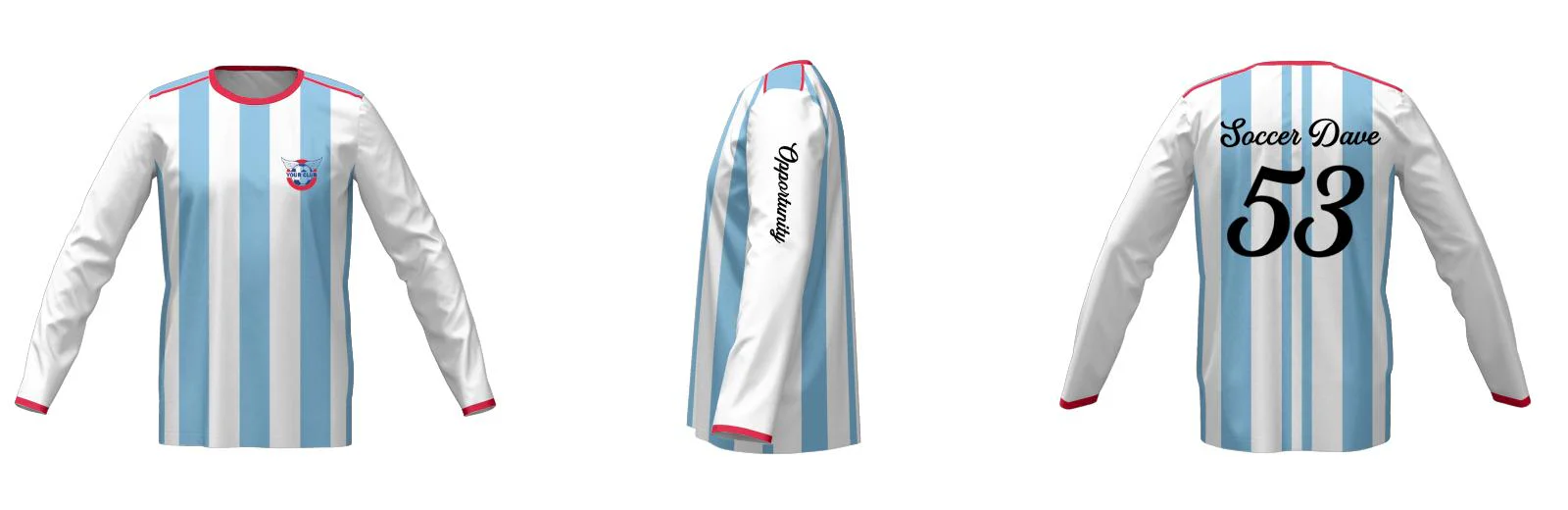Lionel Long Sleeve Jersey Design Your Own Custom