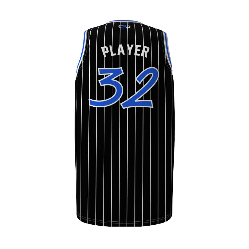 Custom Magic-Inspired Core Basketball Singlet Black - Image 2