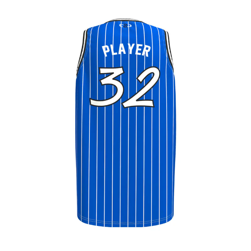 Custom Magic-Inspired Core Basketball Singlet Electric Blue - Image 2