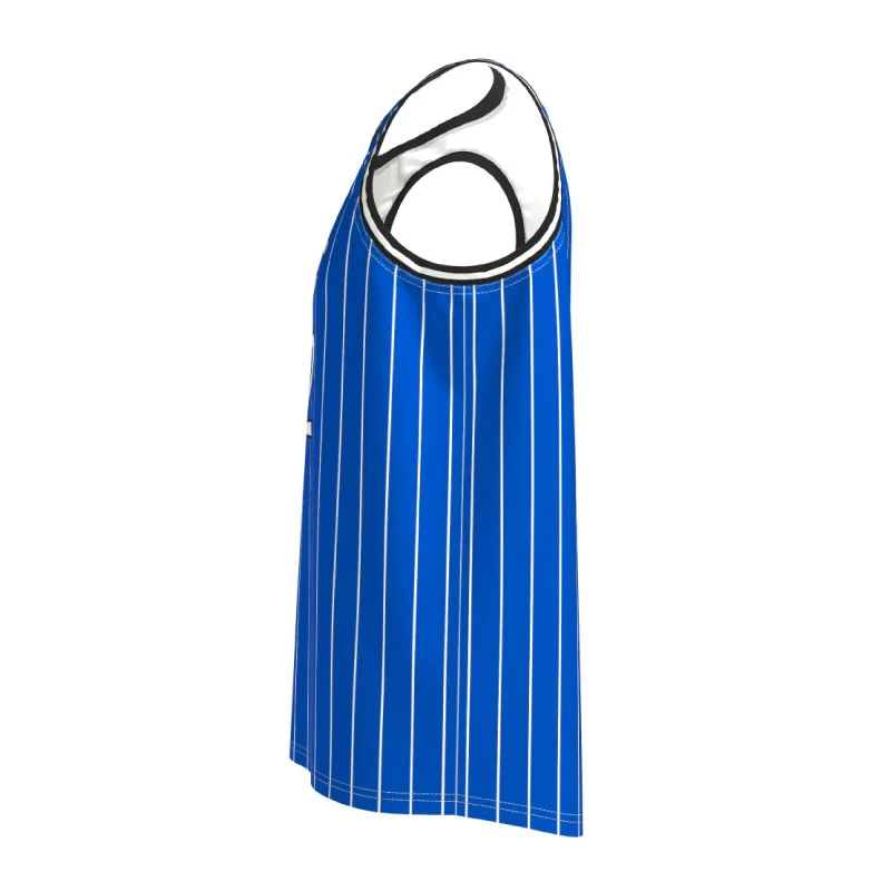 Custom Magic-Inspired Core Basketball Singlet Electric Blue - Image 3