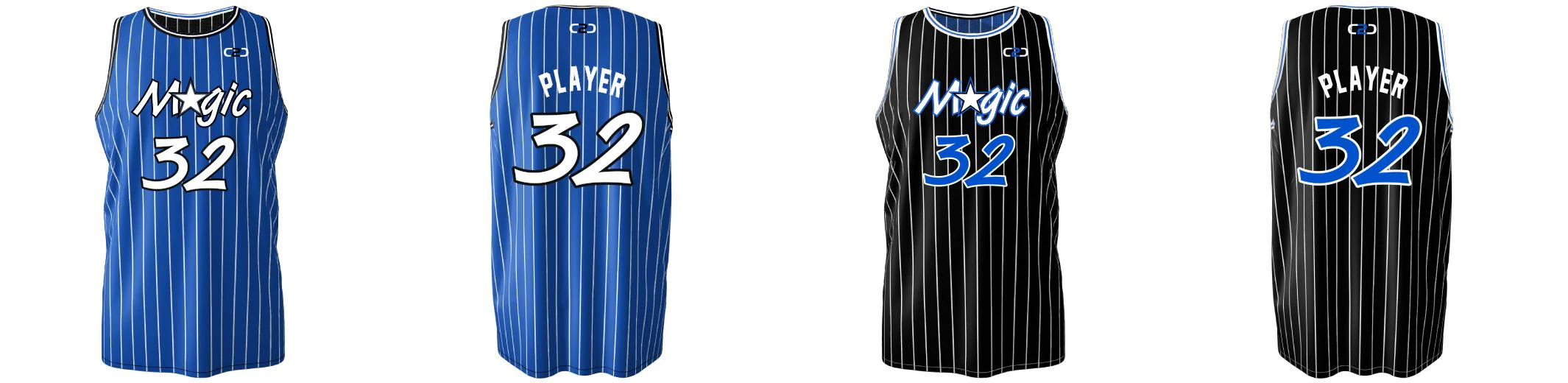 Magic-Inspired Core Reversible Basketball Singlet Design Your Own
