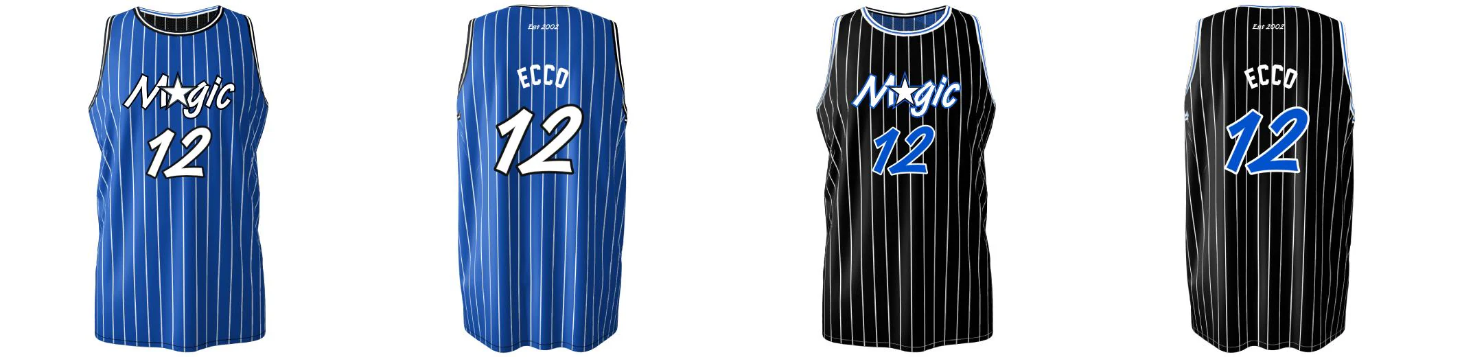Magic-Inspired Core Reversible Basketball Singlet Design Your Own