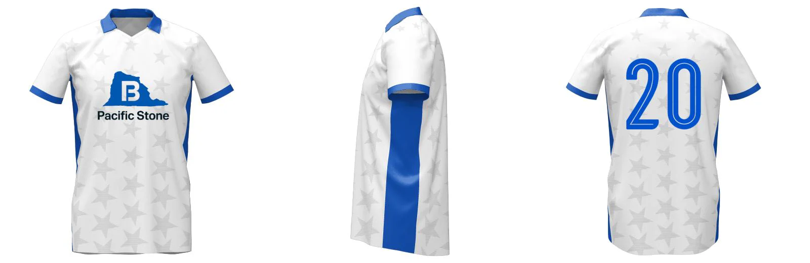 Magic-Inspired SlimFit HP Soccer Jersey V Neck with Collar Design Your Own Custom