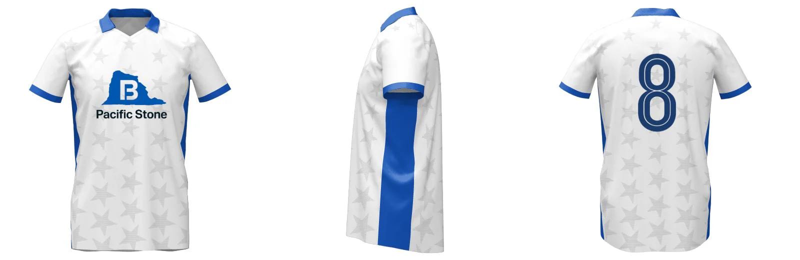 Magic-Inspired SlimFit HP Soccer Jersey V Neck with Collar Design Your Own Custom