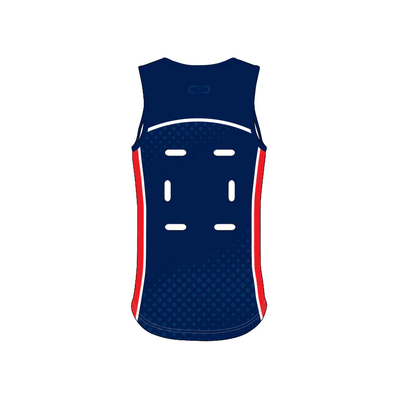 Maitland Christian School Netball Mens Singlet with Velcro - Image 2