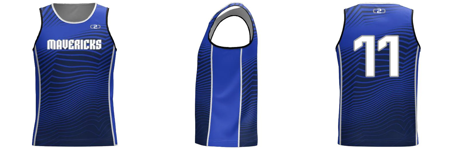 Mavericks Athletic Singlet Design Your Own Custom