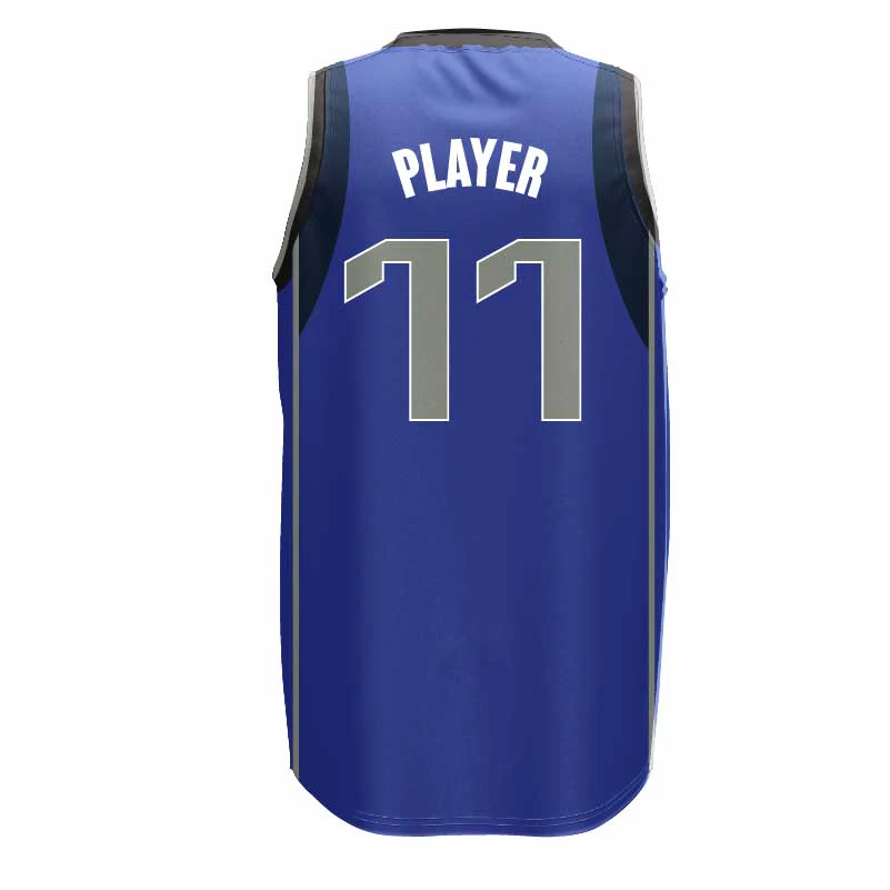 Custom Mavericks Core Basketball Singlet - Image 2