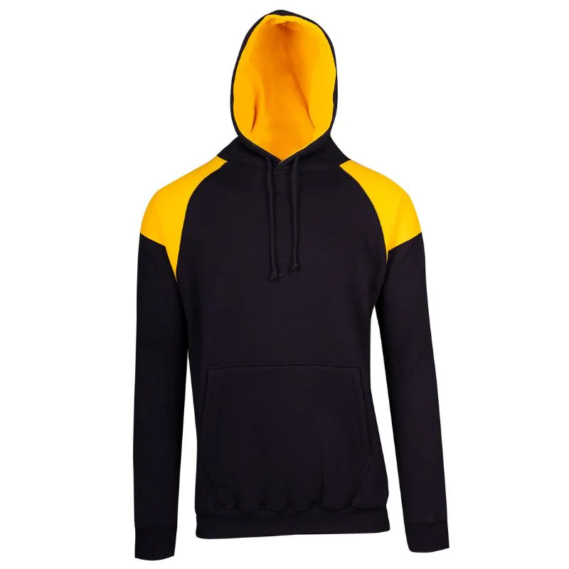 Mens Shoulder Contrast Zip Hoodie - Image 3