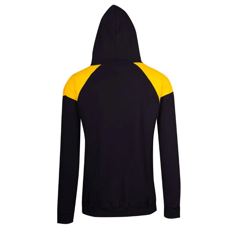 Mens Shoulder Contrast Zip Hoodie - Image 4