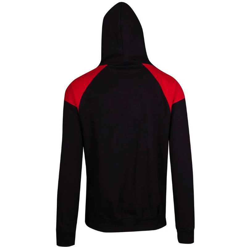 Mens Shoulder Contrast Zip Hoodie - Image 6