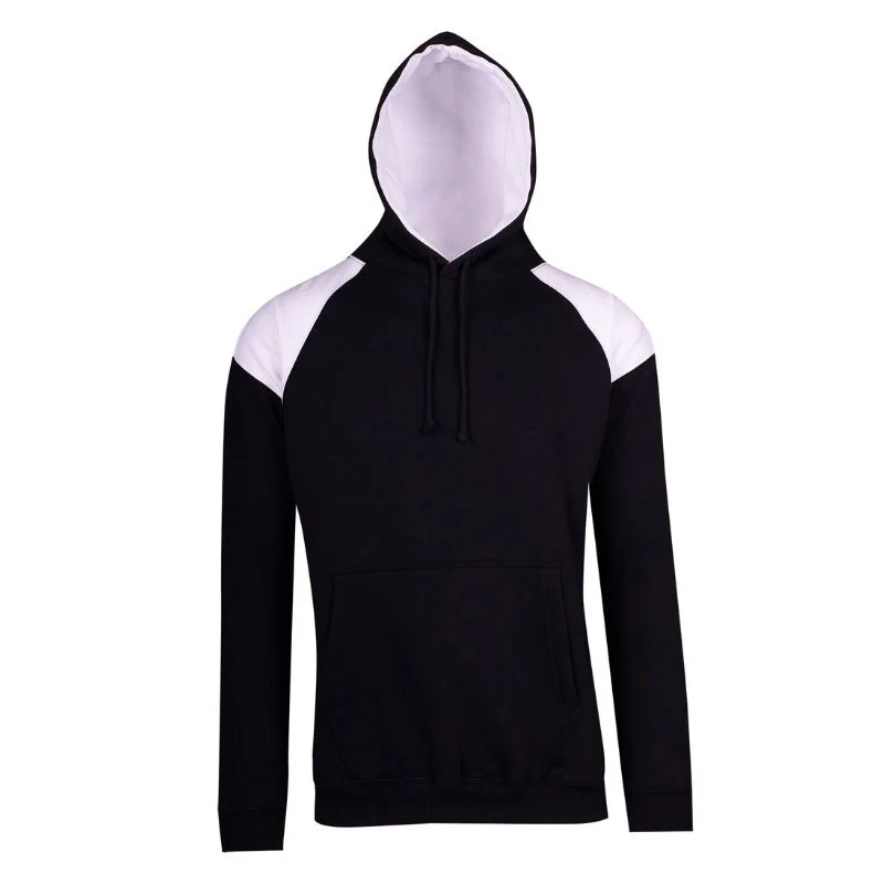 Mens Shoulder Contrast Zip Hoodie - Image 7