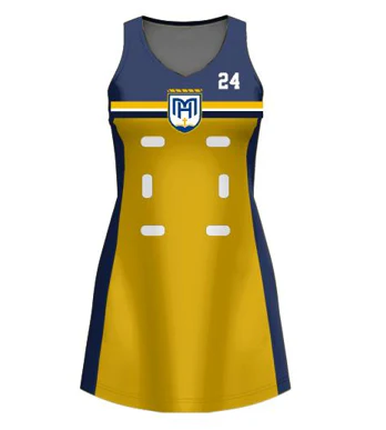 Mernda Hills Core Fushion VNeck Netball Dress