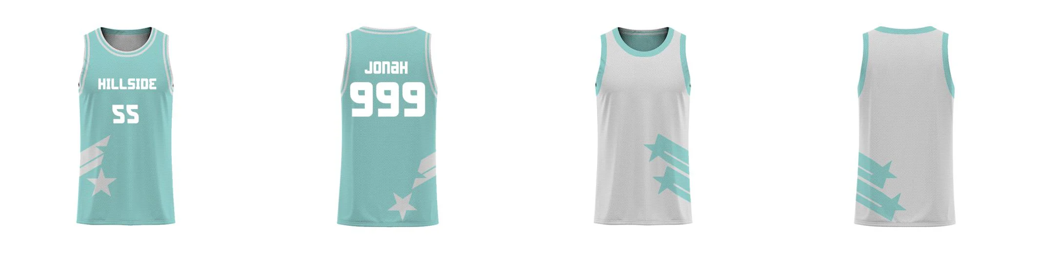 Meteor Core Reversible Basketball Singlet Design Your Own