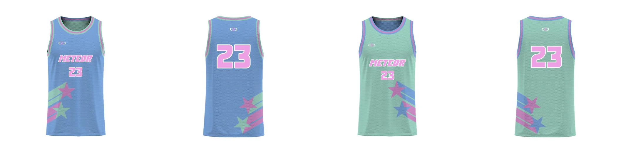 Meteor Core Reversible Basketball Singlet Design Your Own