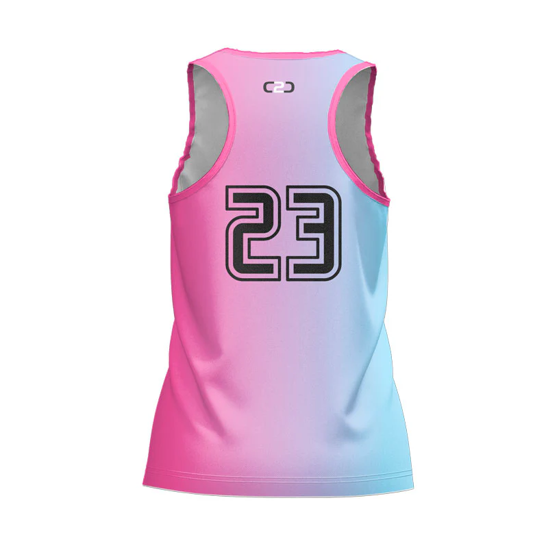 Miami Athletic Singlet Ladies SemiRacerback Design Your Own Custom - Image 3