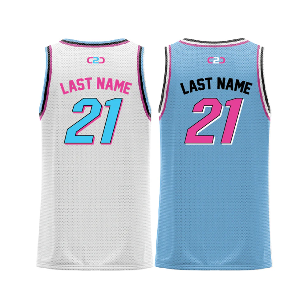 Custom Miami Core Reversible Basketball Singlet - Image 2