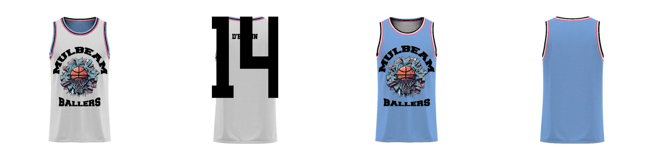 Miami Core Reversible Basketball Singlet Design Your Own Custom