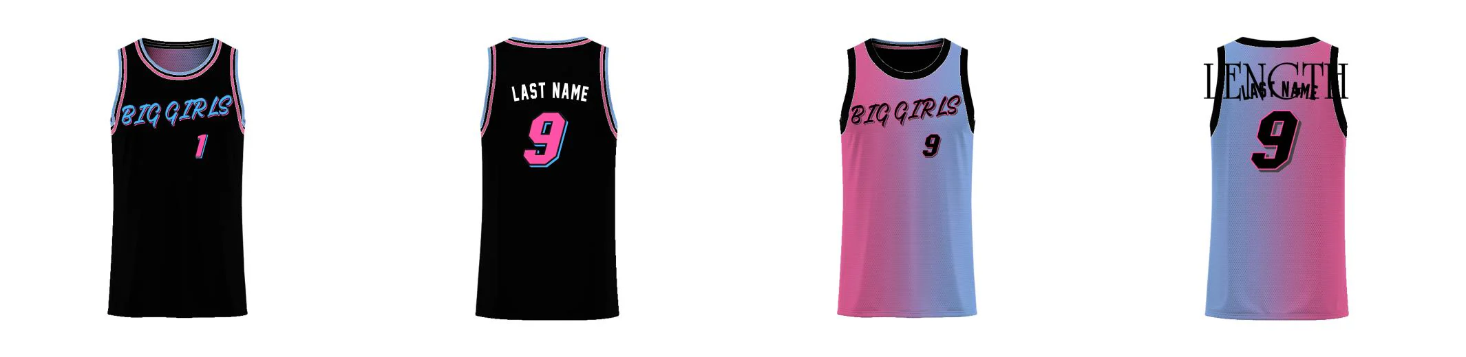 Miami Gradient Core Reversible Basketball Singlet Design Your Own Custom
