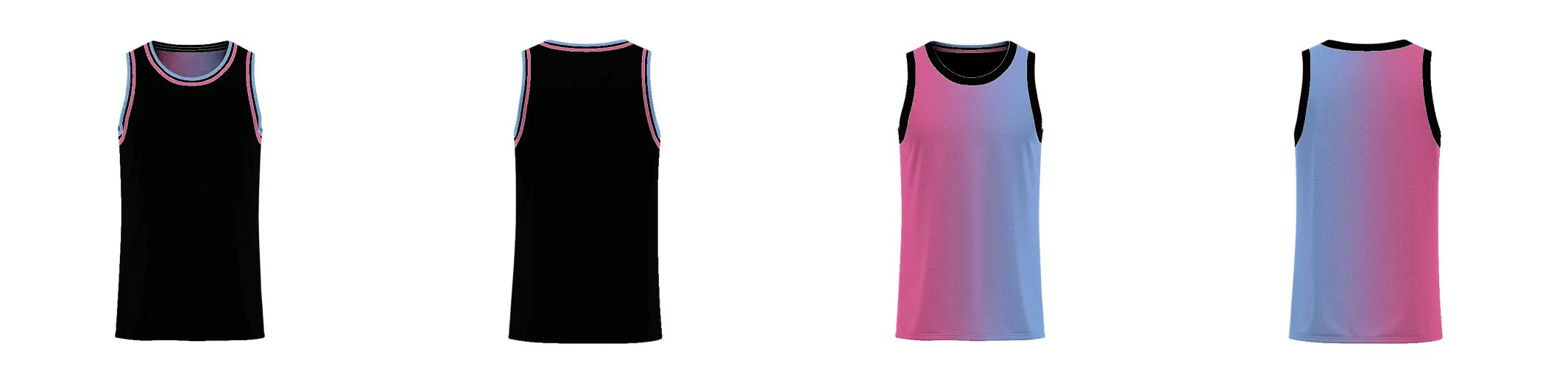 Miami Gradient Core Reversible Basketball Singlet Design Your Own Custom