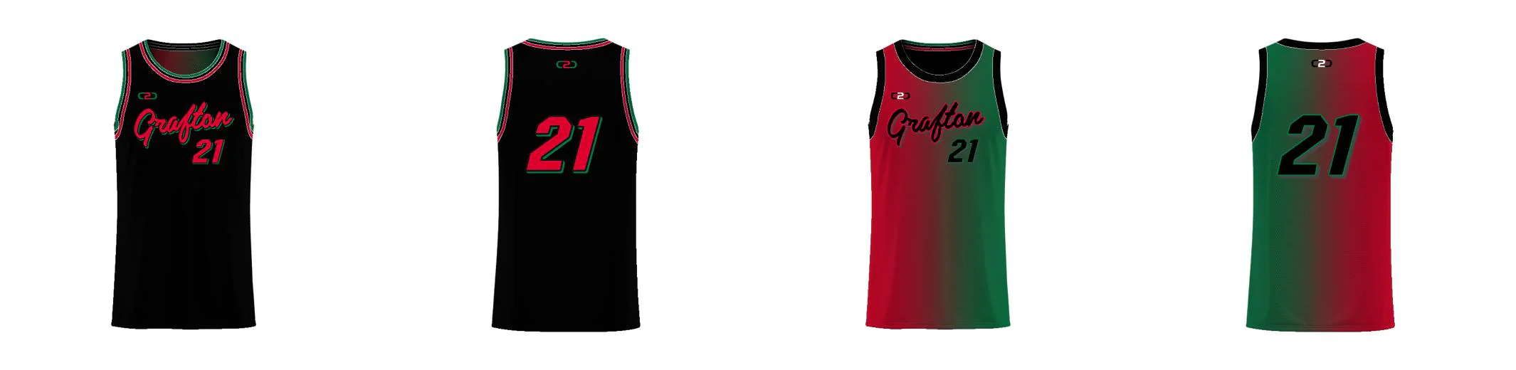 Miami Gradient Core Reversible Basketball Singlet Design Your Own Custom