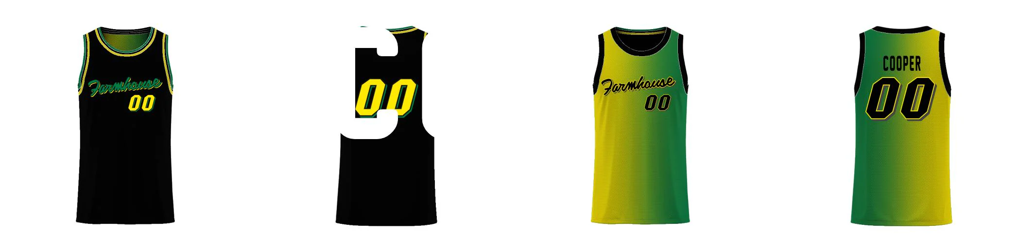 Miami Gradient Core Reversible Basketball Singlet Design Your Own Custom