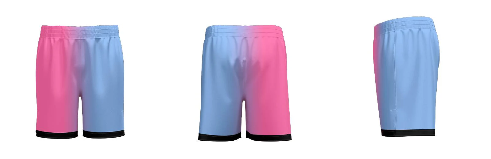 Miami Gradient SlimFit HP Split Pro Shorts Design Your Own