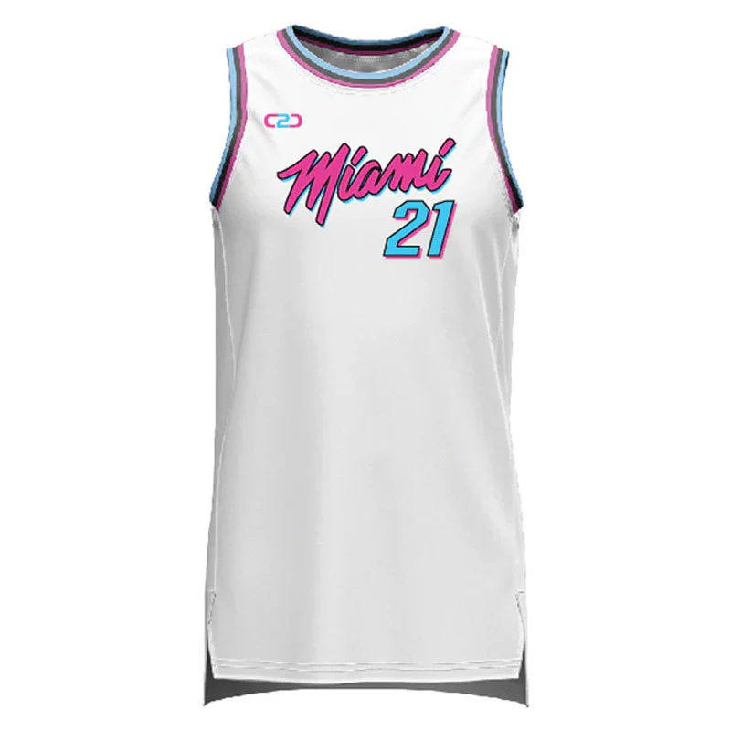 Custom Miami Slimfit Hp Split Basketball Singlet