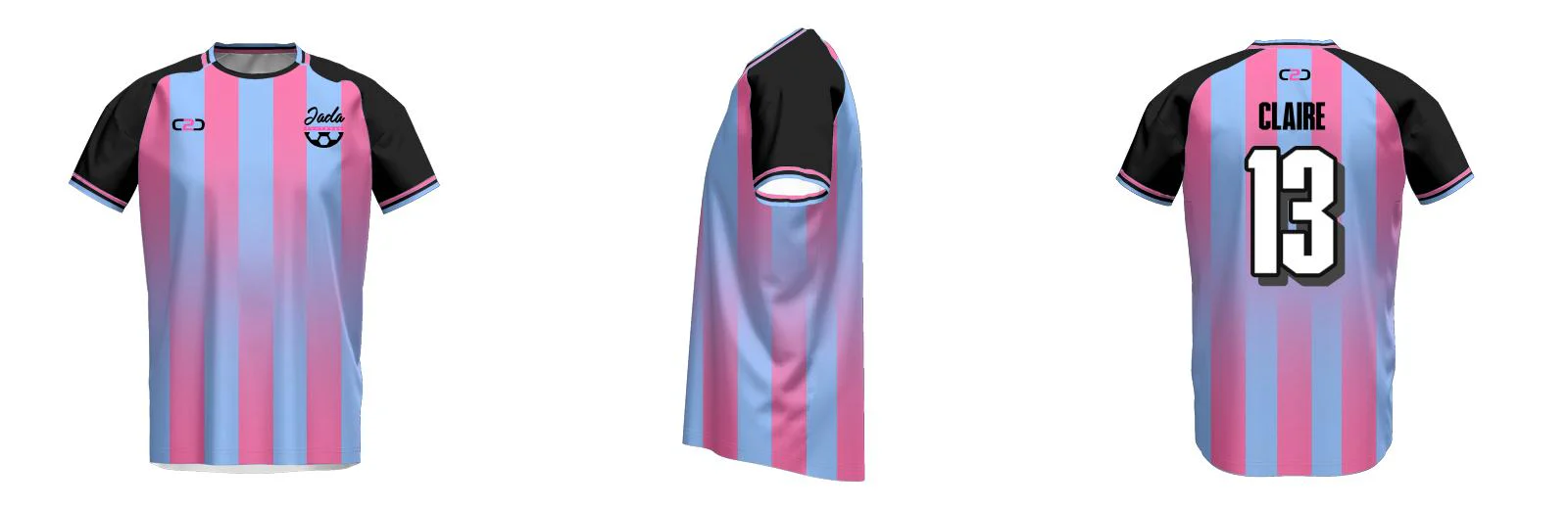 Miami SlimFit HP Soccer Jersey Crew Neck Design Your Own Custom