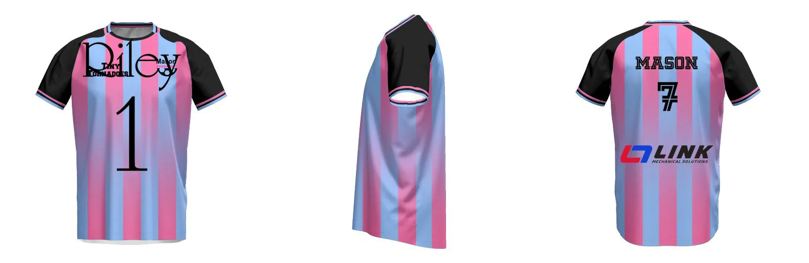Miami SlimFit HP Soccer Jersey Crew Neck Design Your Own Custom