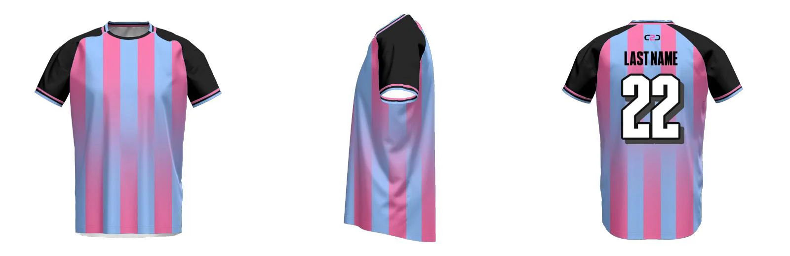 Miami SlimFit HP Soccer Jersey Crew Neck Design Your Own Custom