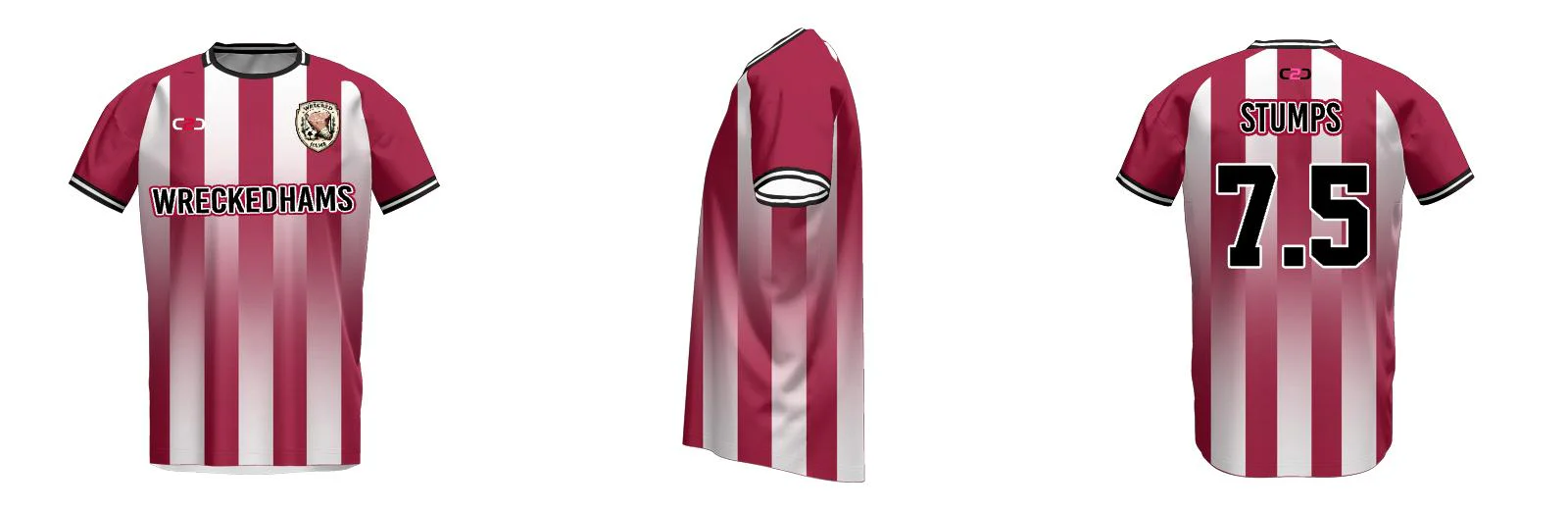 Miami SlimFit HP Soccer Jersey Crew Neck Design Your Own Custom