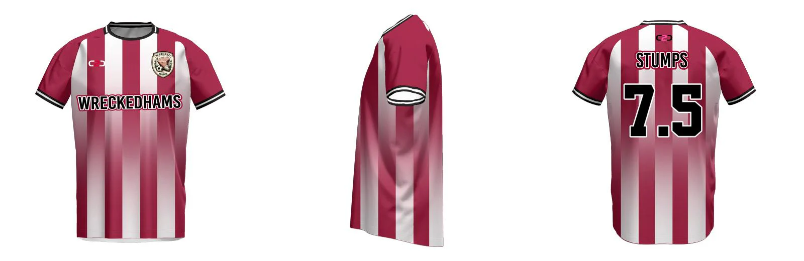 Miami SlimFit HP Soccer Jersey Crew Neck Design Your Own Custom
