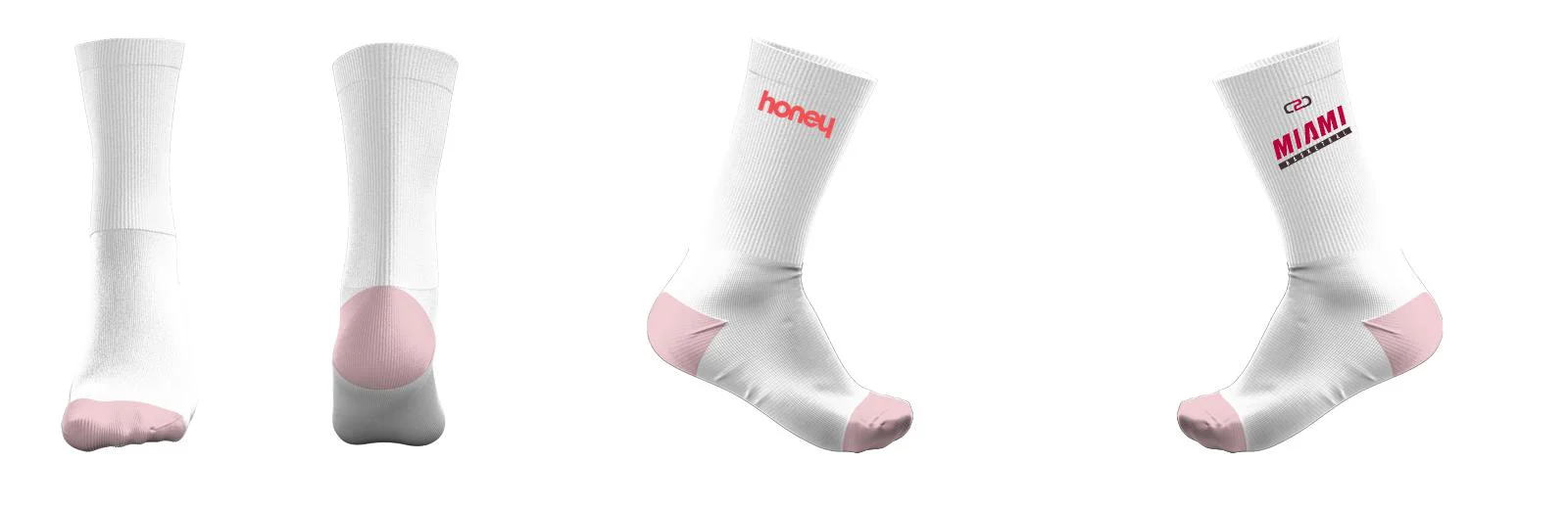 Miami Socks Crew Design Your Own Custom MOQ 10/size