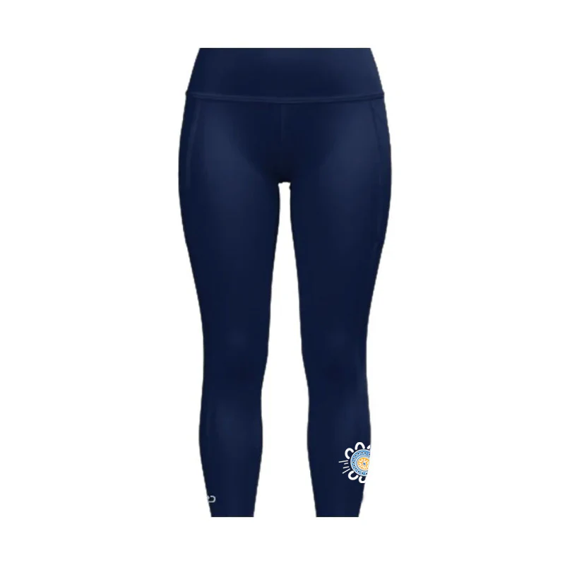 Nelson Bay Flex Tights 7/8 Length Navy Girls Ladies - Image 2