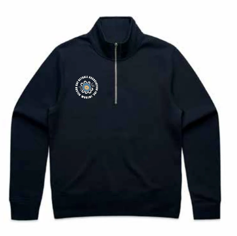 Nelson Bay Netball Rep Coach/Manager Half Zipper Hoodie