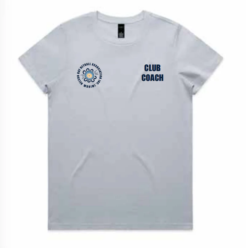 Nelson Bay Netball Rep Coach Short Sleeve Tee