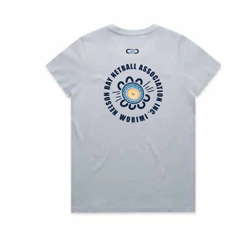 Nelson Bay Netball Rep Coach Short Sleeve Tee - Image 2