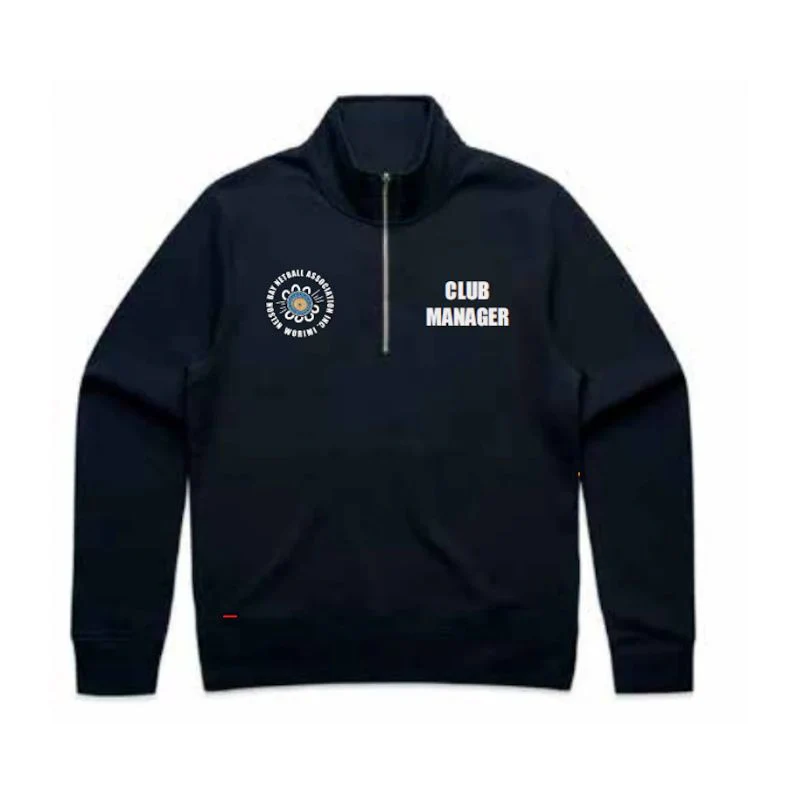 Nelson Bay Netball Rep Manager Half Zipper Hoodie