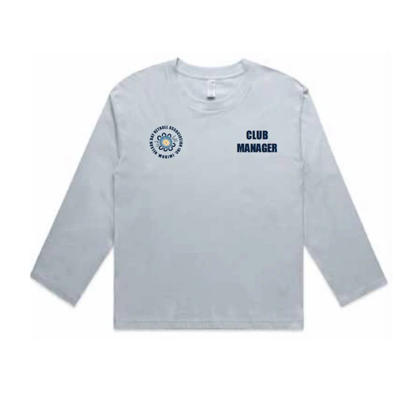Nelson Bay Netball Rep Manager Long Sleeve Tee