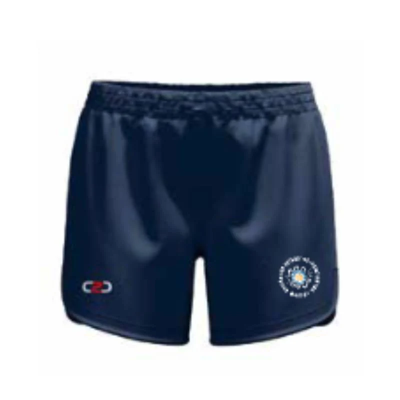 Nelson Bay Pro Curved Shorts Womens Girls Navy