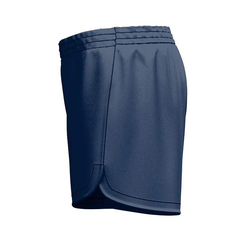 Grind Curved Sport Shorts Pro Womens Girls Navy - Image 3