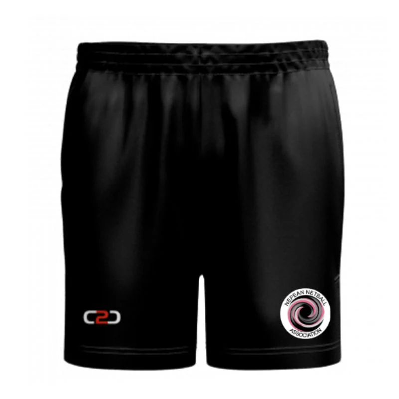 Nepean Netball High Thigh Shorts Mens Youths Black